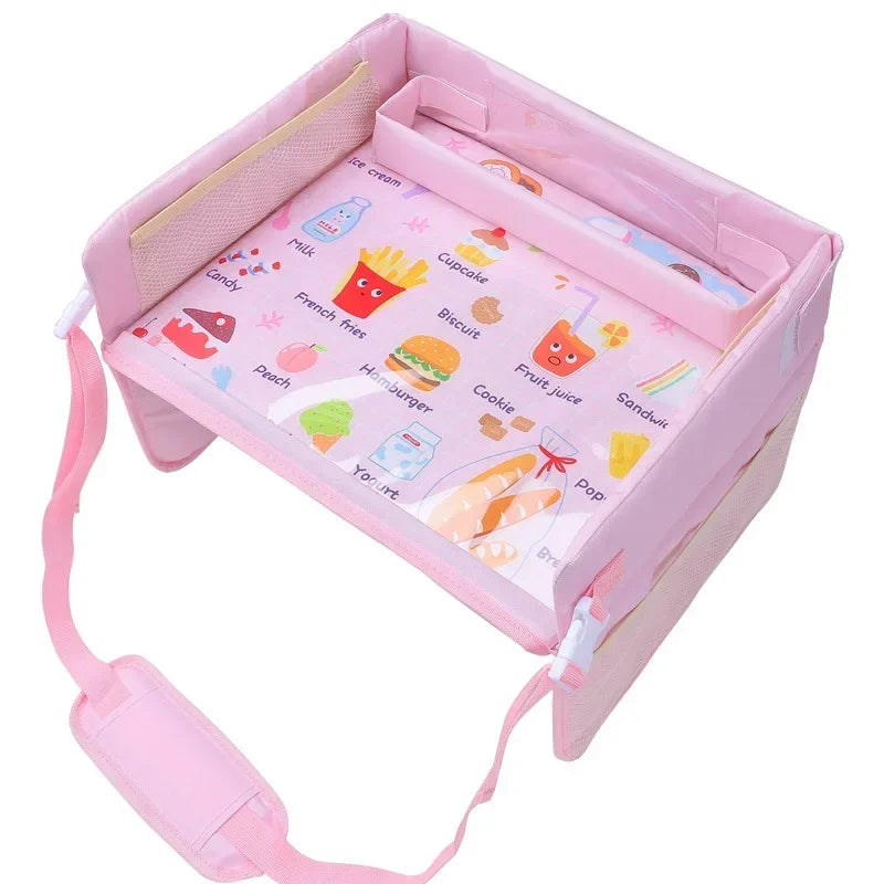 Kids Travel Tray – Waterproof Car Seat Activity Table