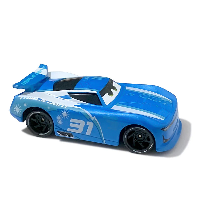 Cartoon Race Car Die-Cast Toy – Pull Back Fun