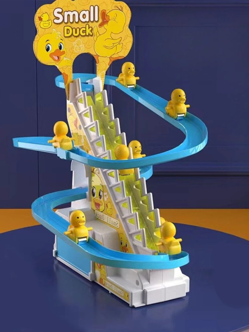 Electric Duck Climbing Track Toy – Musical Slide Fun