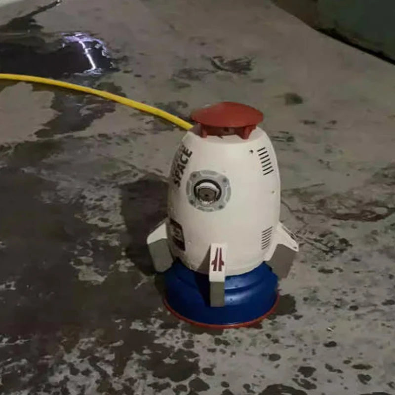 Flying Rocket Sprinkler Water Toy for Backyard Fun