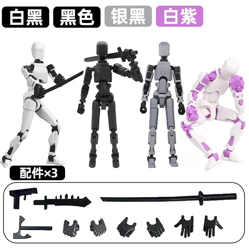 Titan Action Figure Set – Fully Posable Robot Toy