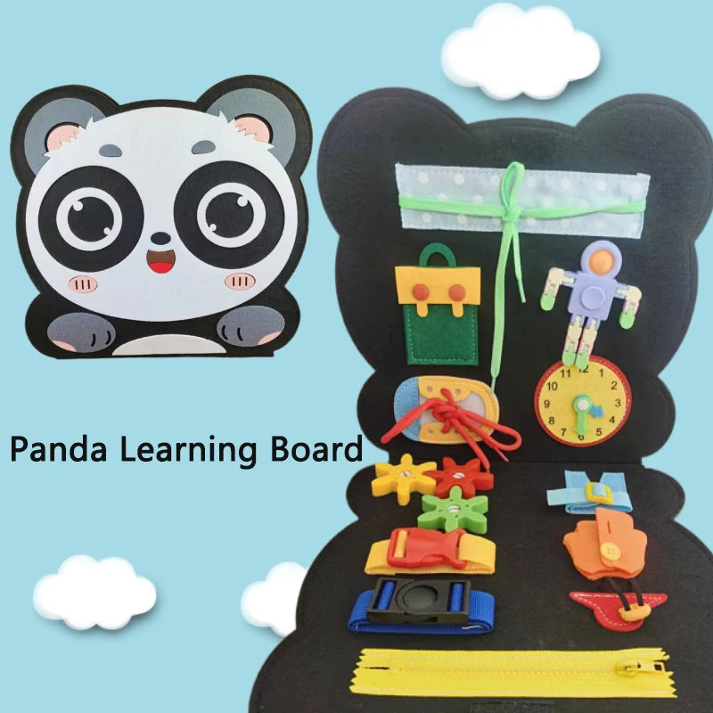 Montessori Busy Board Travel Bag for Curious Kids - Toki Toy Box