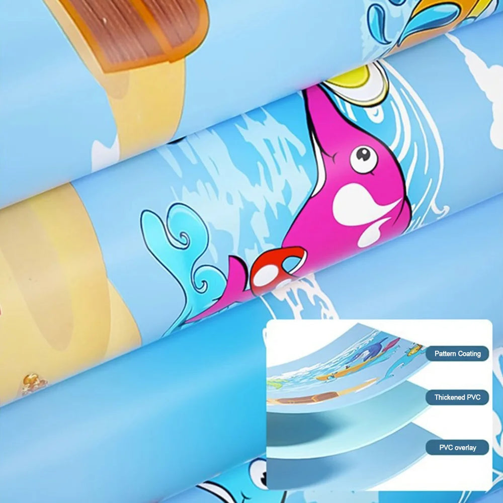 Inflatable Kids Swimming Pool – Portable Summer Splash Pool