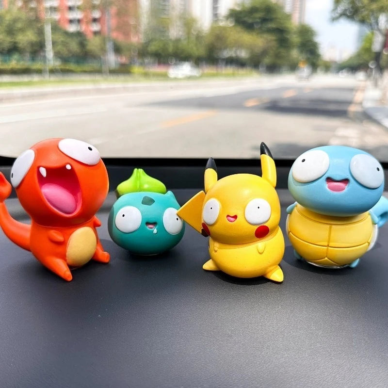 Cute Monster Mini Figures Set (8pcs) | Big-Eye Collectibles | Toki Toy Box