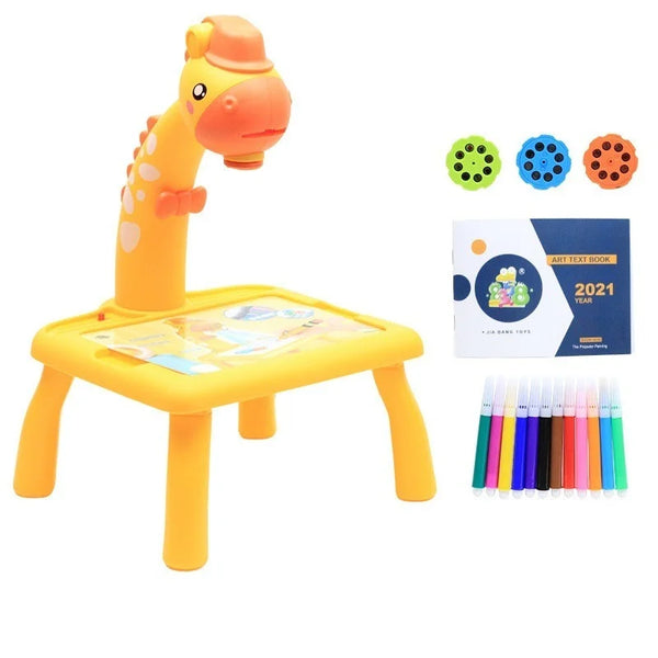 Mini LED Drawing Projector Table for Kids