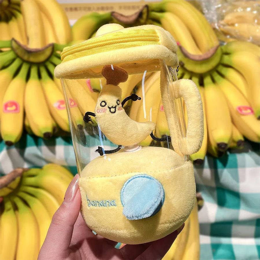 Fruit Pull Plush Toy – Funny Drawstring Buddy for Kids