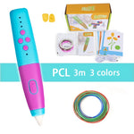 3D Printing Pen Set for Kids – Low Temperature with 200M PCL Filament