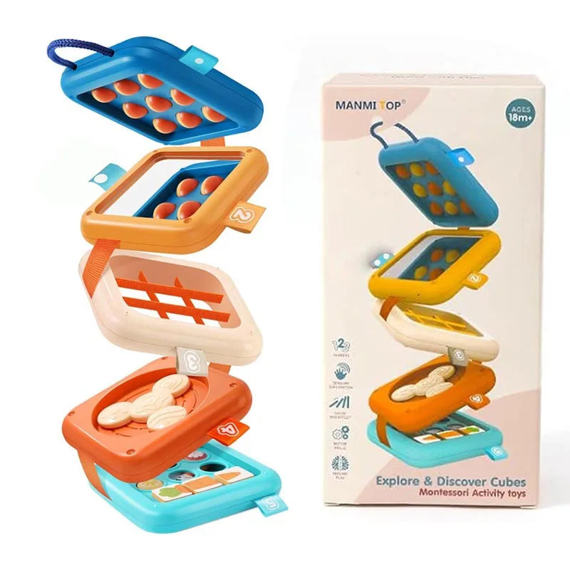 Busy Activity Cube for Toddlers Learning & Play