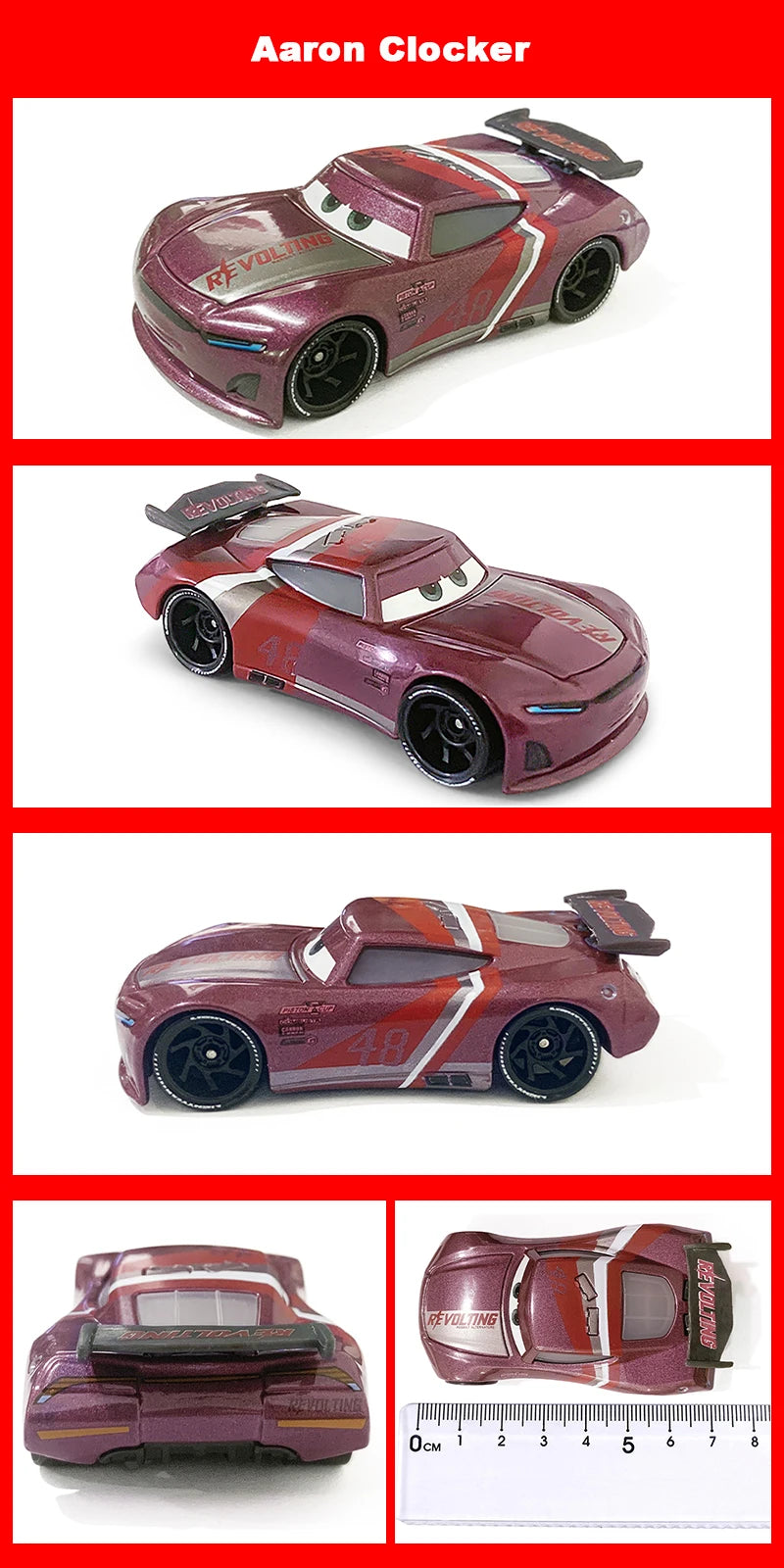 Cartoon Race Car Die-Cast Toy – Pull Back Fun