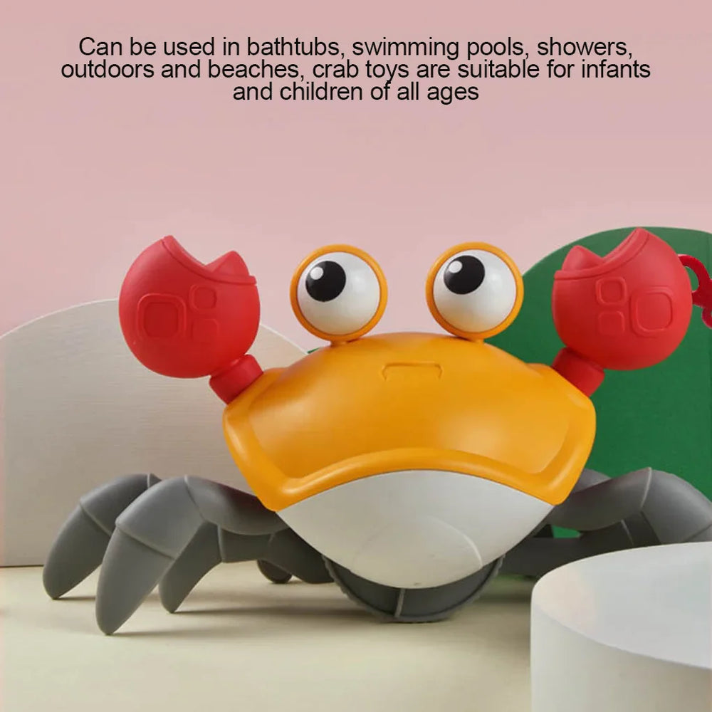 Interactive Crab Bath Toy – Splash Water Play for Kids – In Use | Toki Toy Box
