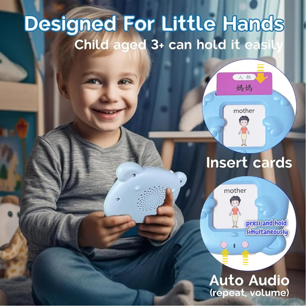 Talking Flash Cards – Trilingual 510-Word Learning Toy
