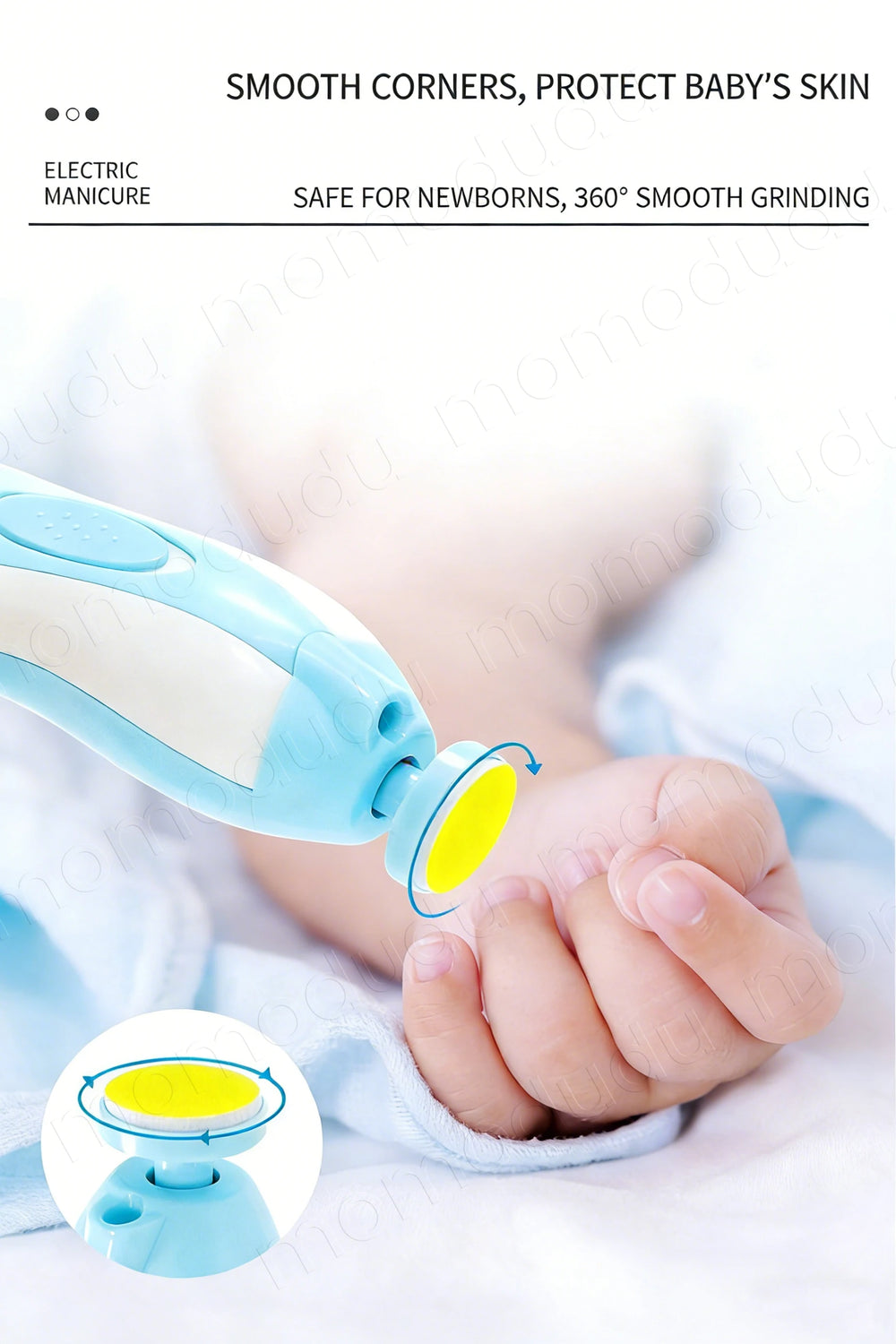 Electric Baby Nail Trimmer Kit for Safe Grooming