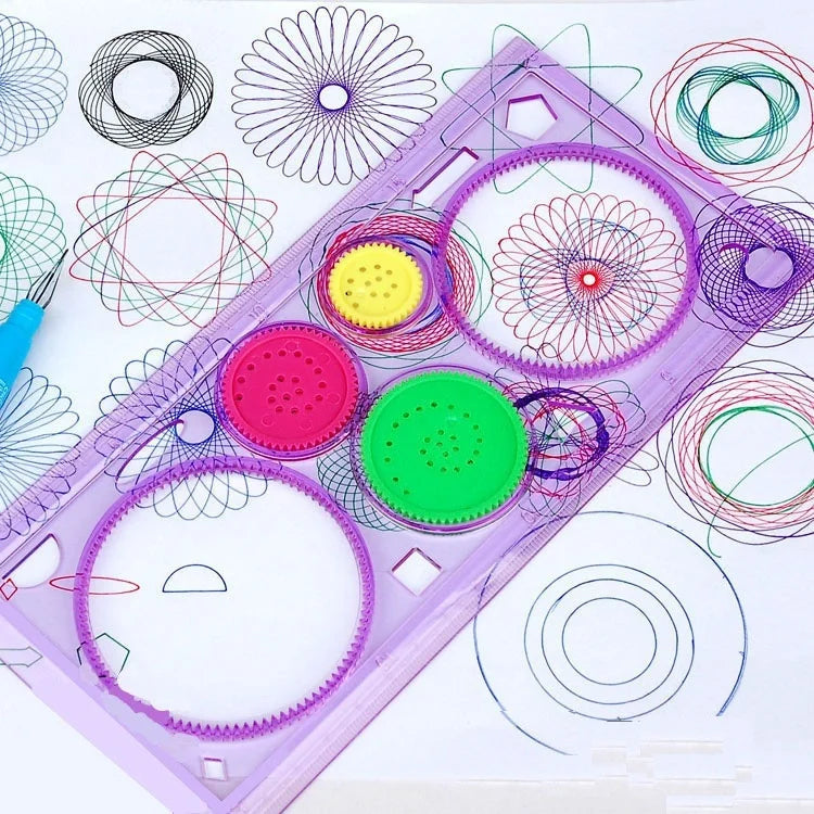 Geometry Drawing Stencil Kit for Creative Kids