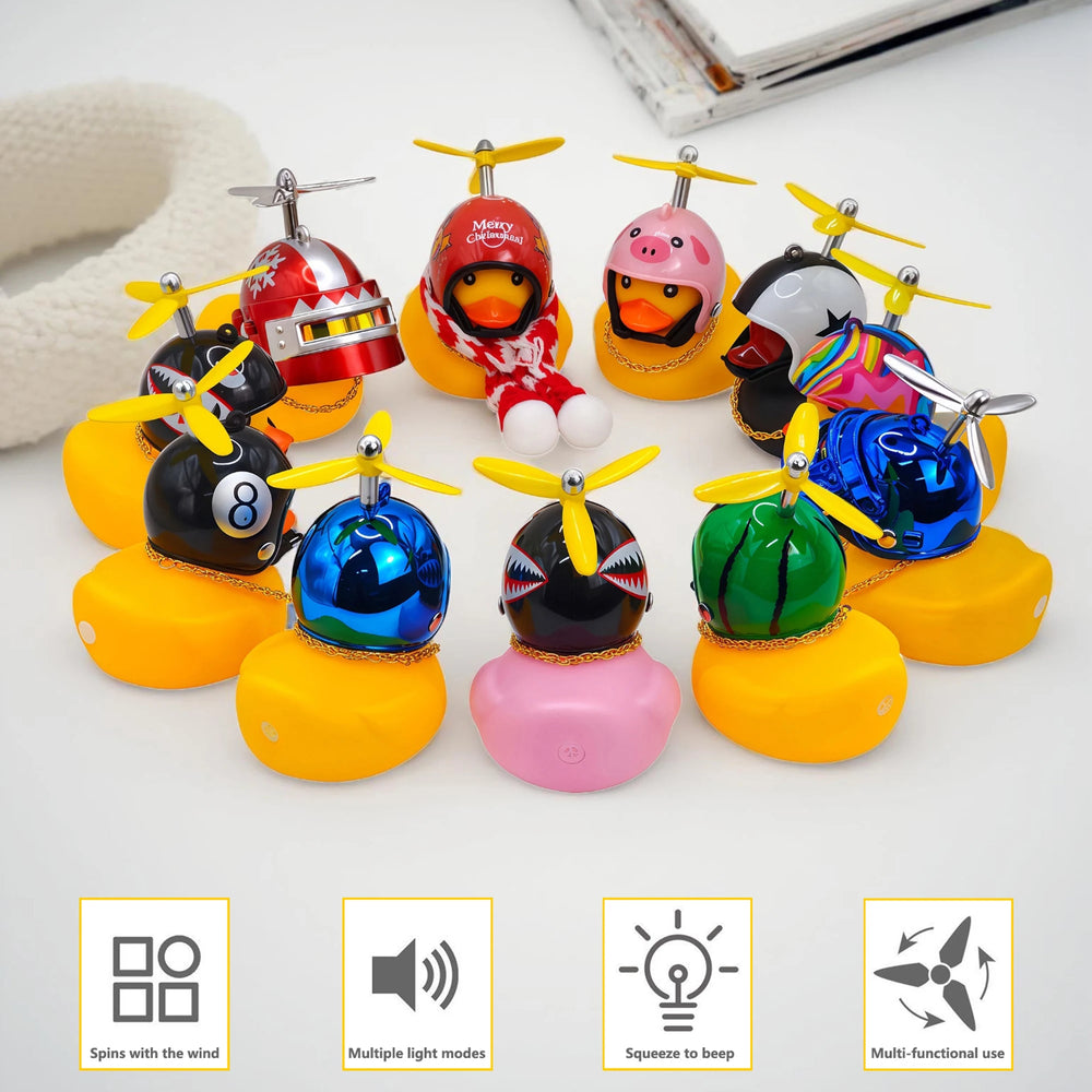 Duck Bike Bell Light – Cute Handlebar Toy for Kids – Size Reference | Toki Toy Box