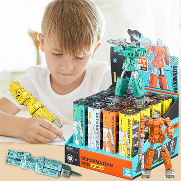 Children's Transforming Robot Pen – Creative Deformation Toy & Stationery