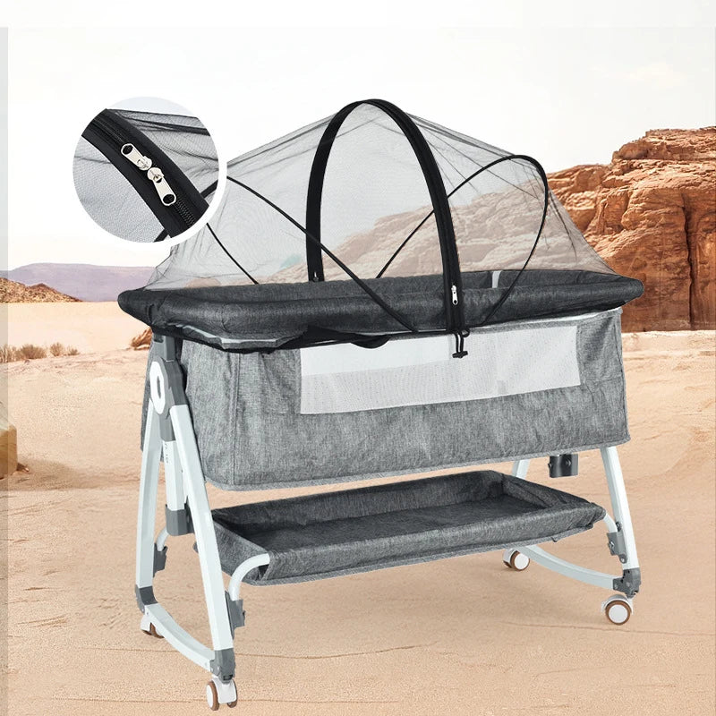 Portable Baby Crib Mosquito Net – Foldable 360° Protection