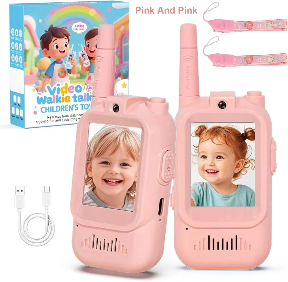 Video Walkie Talkies – Blue and Pink Combo | Toki Toy Box