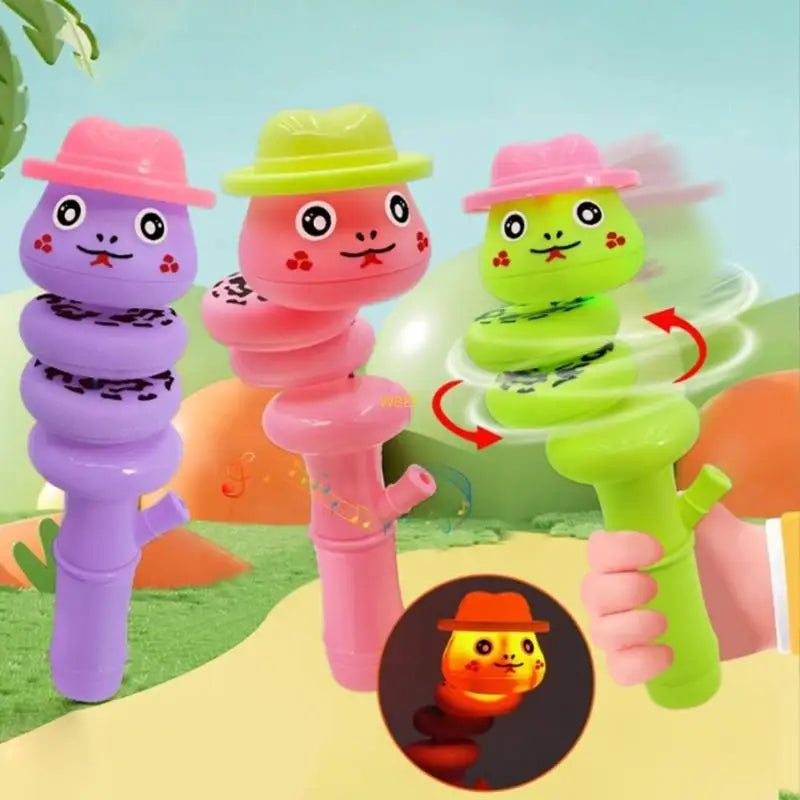 Twisting Snake Whistle Toy – Fun Fidget – Size Reference | Toki Toy Box