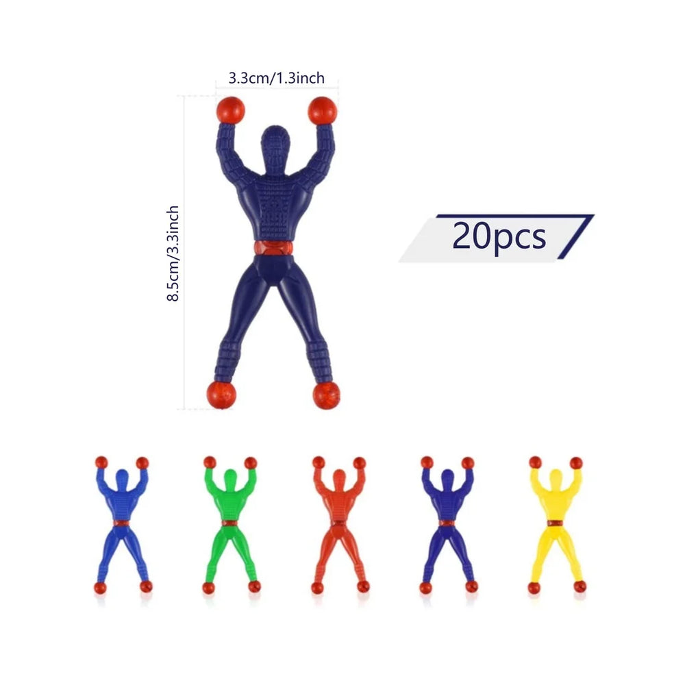 Sticky Wall Climbing Figures – Party Favor Toy Pack