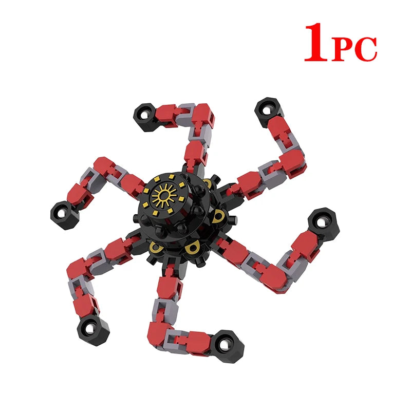 Transforming Fidget Spinner Chain – Twist & Spin Toy