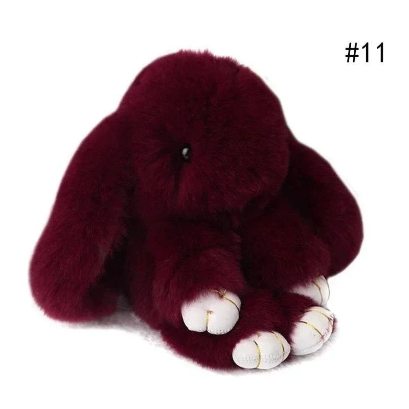Fluffy Bunny Keychain – Soft Cute Charm for Girls – View 18 | Toki Toy Box