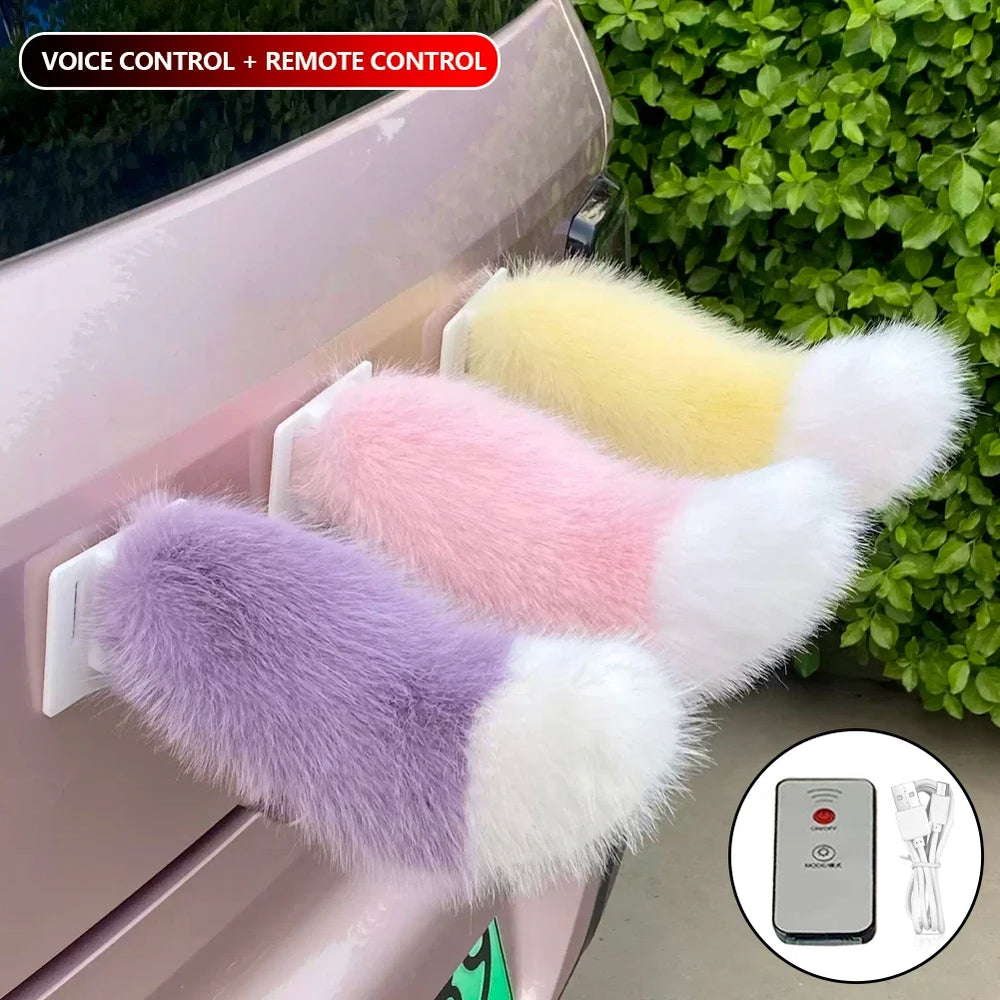Remote Control Wagging Plush Tail – Fun Vehicle Decor