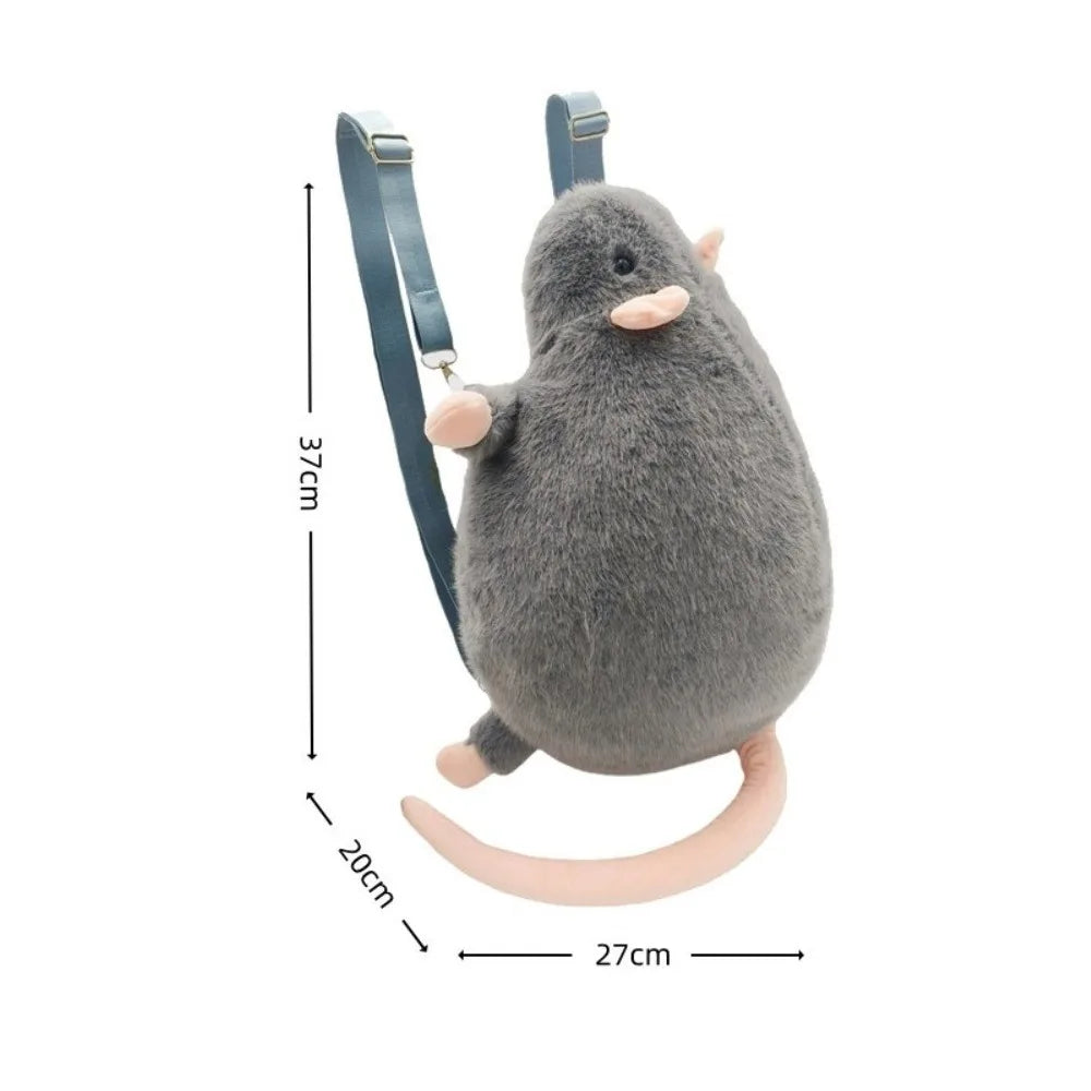 Cute Plush Mouse Backpack | TokiToy Box