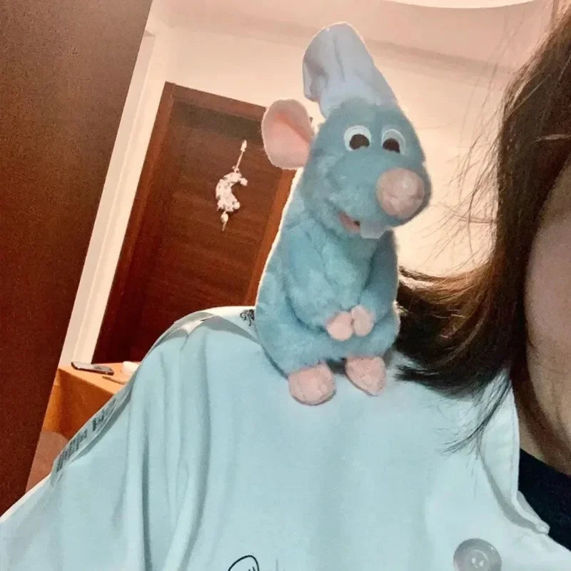 Magnetic Chef Mouse Shoulder Plush – Funny Companion – Lifestyle | Toki Toy Box