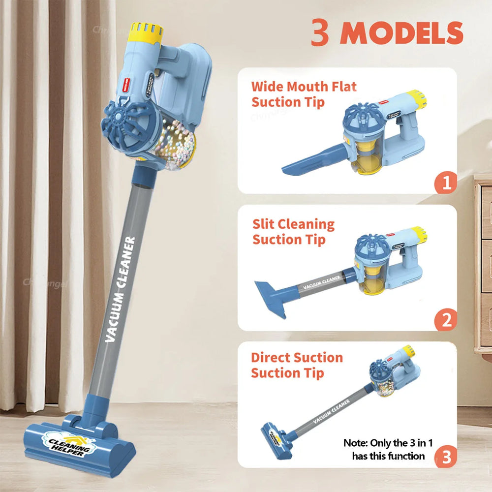 Kids Vacuum Cleaner Toy – Interactive Cleaning Play Set