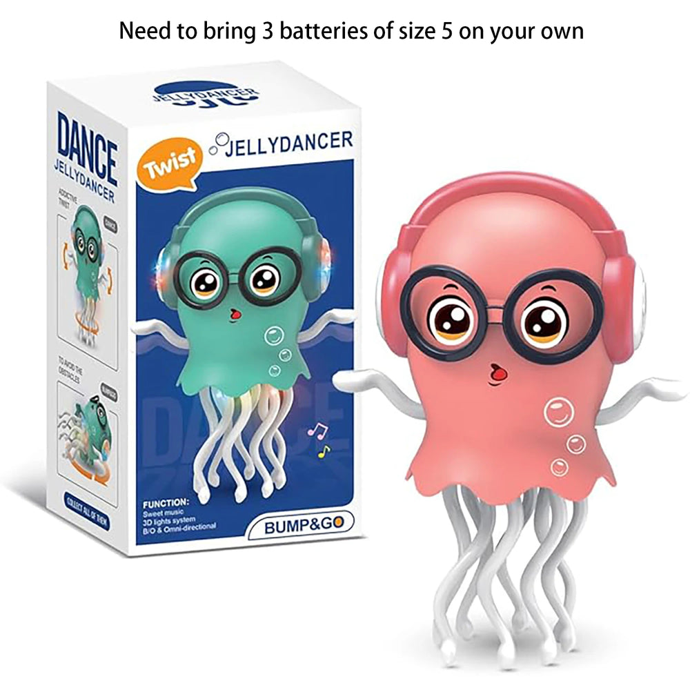 Dancing Octopus LED Toy – Music & Obstacle Avoidance