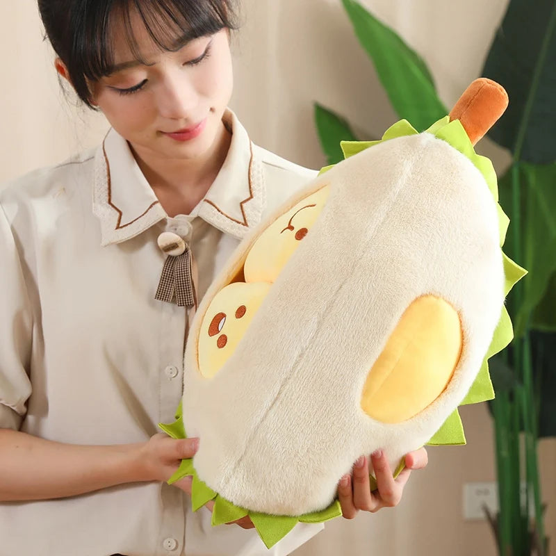 Cute Detachable Durian Plush Stress Pillow - Toki Toy Box