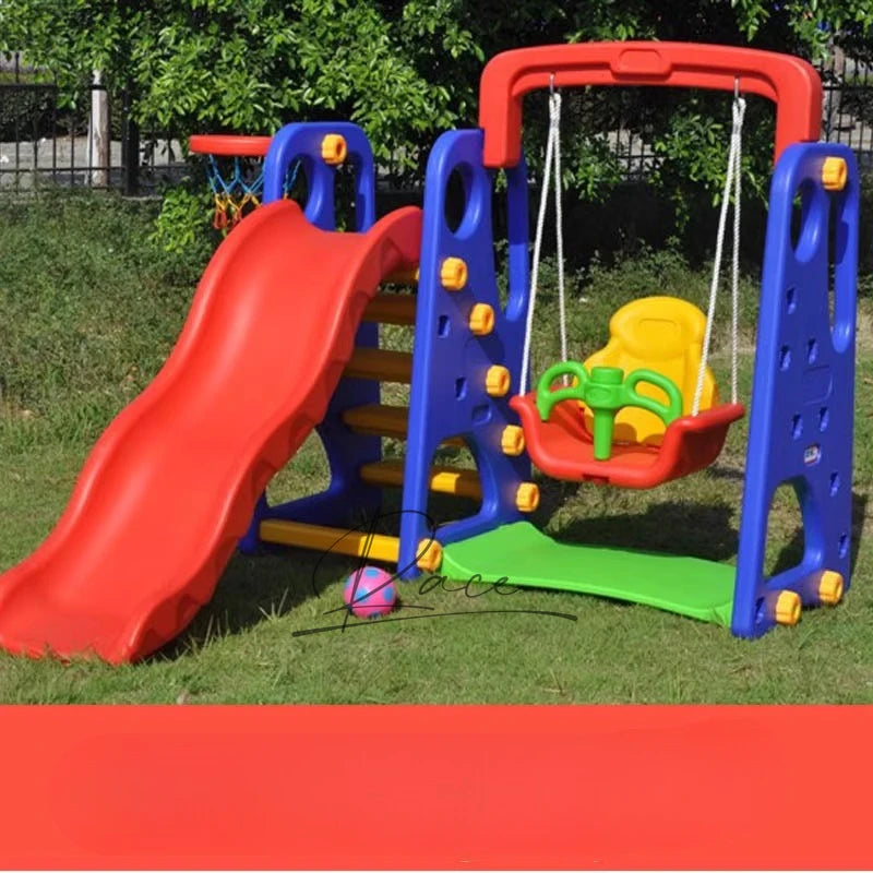 Kids Slide & Swing Playset for Indoor & Outdoor Fun