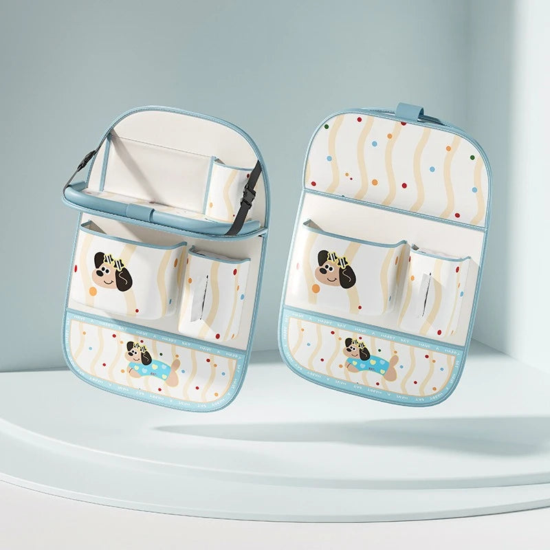 Kids Car Seat Organizer – Cartoon Kick Mat – View 15 | Toki Toy Box