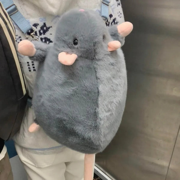 Cute Plush Mouse Backpack | TokiToy Box