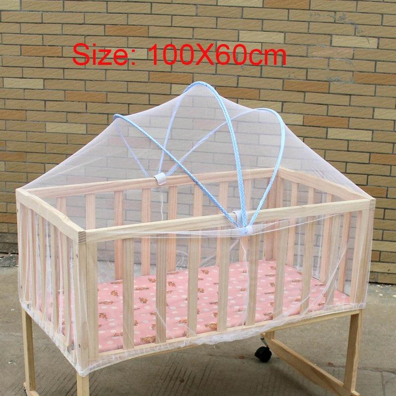 Portable Baby Crib Mosquito Net – Foldable 360° Protection
