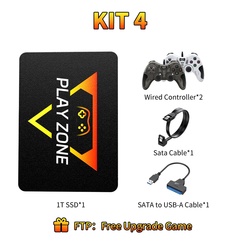 1TB Retro Gaming SSD Multi-System Emulator Hub