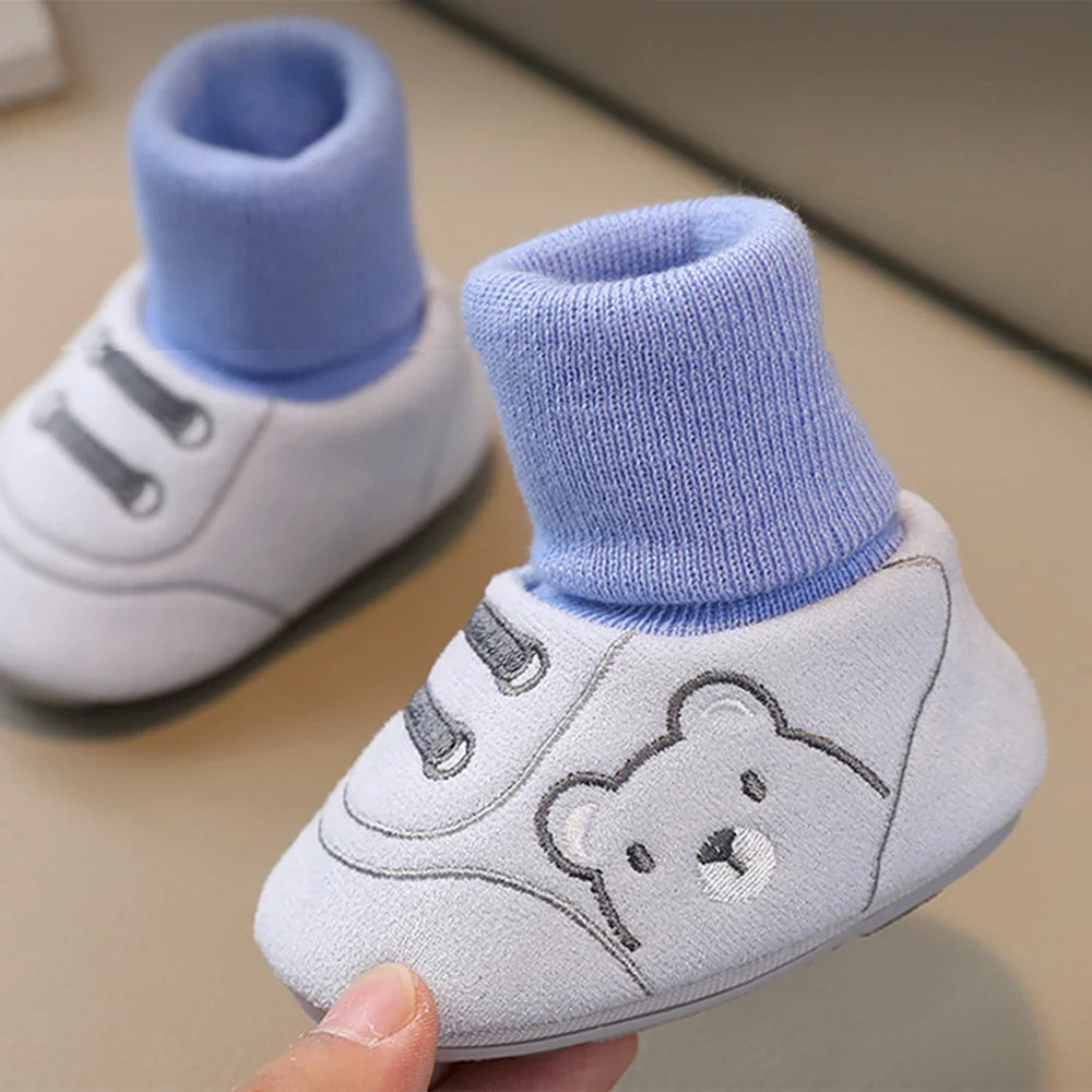 Non-Slip Baby Sock Shoes | Soft First Walkers | Toki Toy Box – Detail | Toki Toy Box