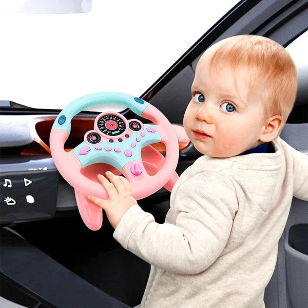 Toddler Steering Wheel Toy – Travel Fun for Kids