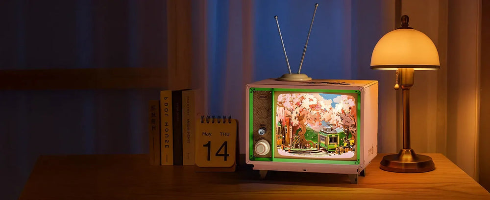 3D Wooden Music Box Puzzle – Dream Sakura Build Kit – View 13 | Toki Toy Box