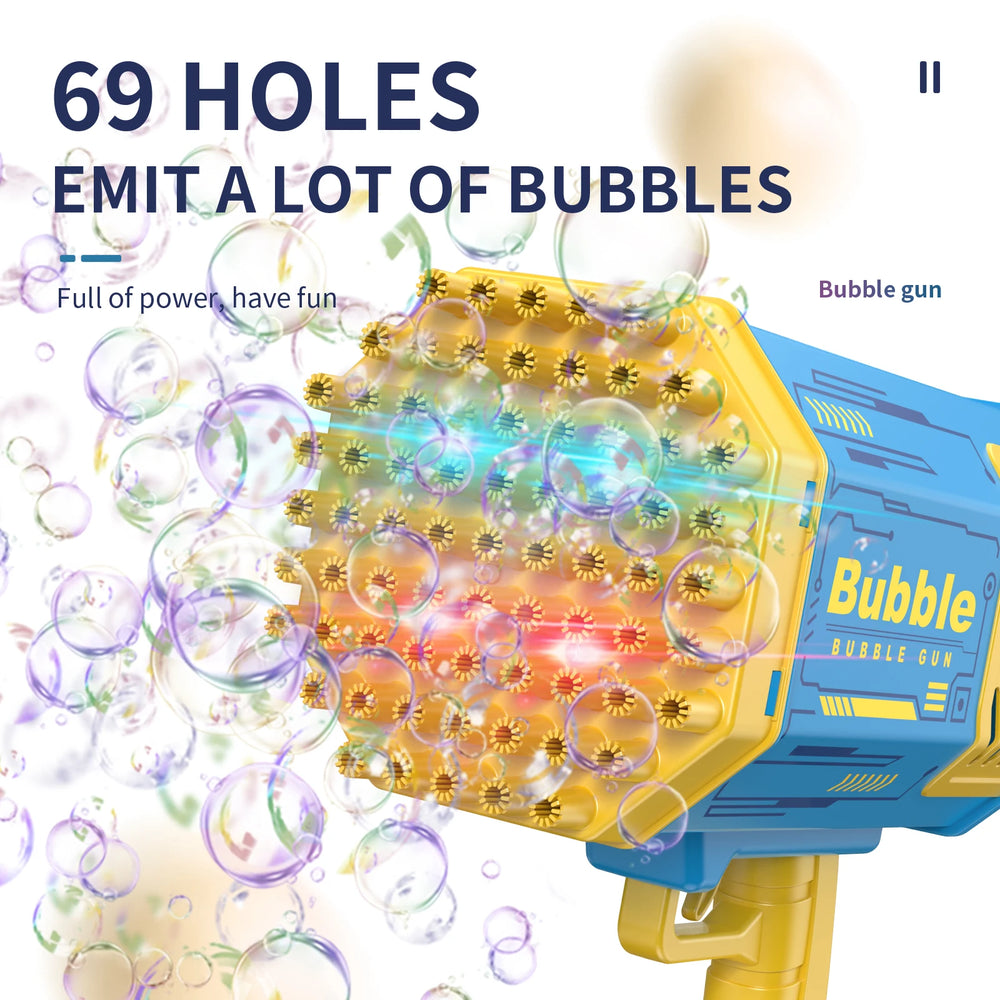 69-Hole Astronaut Bubble Blaster for Kids - Toki Toy Box