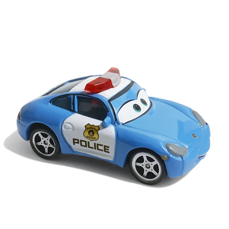 Cartoon Race Car Die-Cast Toy – Pull Back Fun