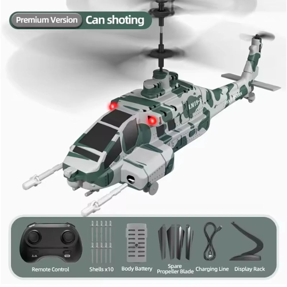 RC Battle Helicopter with Altitude Hold – View 26 | Toki Toy Box
