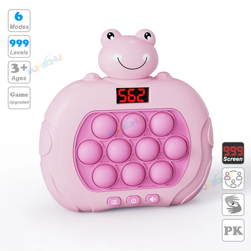 999-Level Pop Push Game Console for Kids & Adults - Toki Toy Box