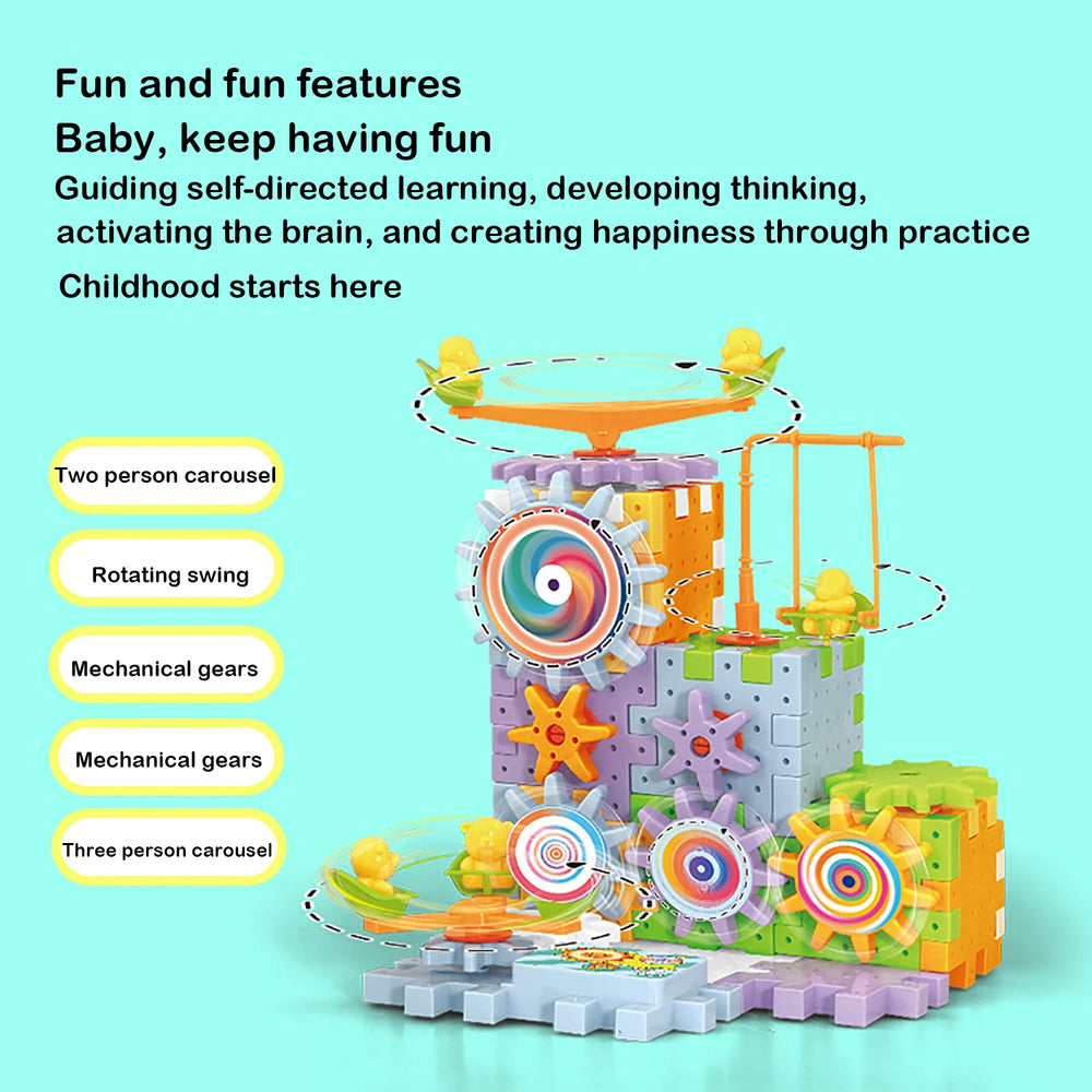 Electric Building Blocks Set 83PCS for Creative Kids - Toki Toy Box