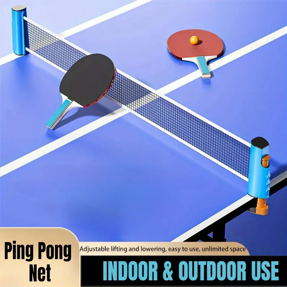 Portable Retractable Ping Pong Net for Any Table