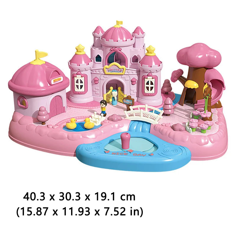 Magnetic Dollhouse Playset – Creative Princess Toy for Kids - Toki Toy Box