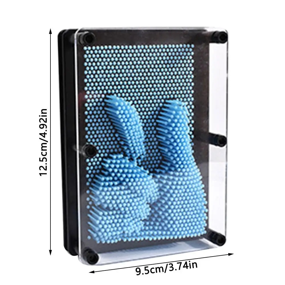 Pin Art Board – 3D Hand Impression Desk Toy – Whats Included | Toki Toy Box
