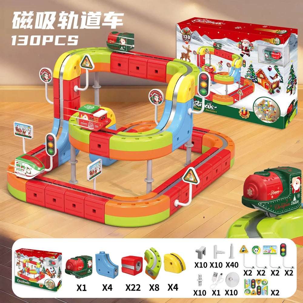 Standard 51 piece track set contents