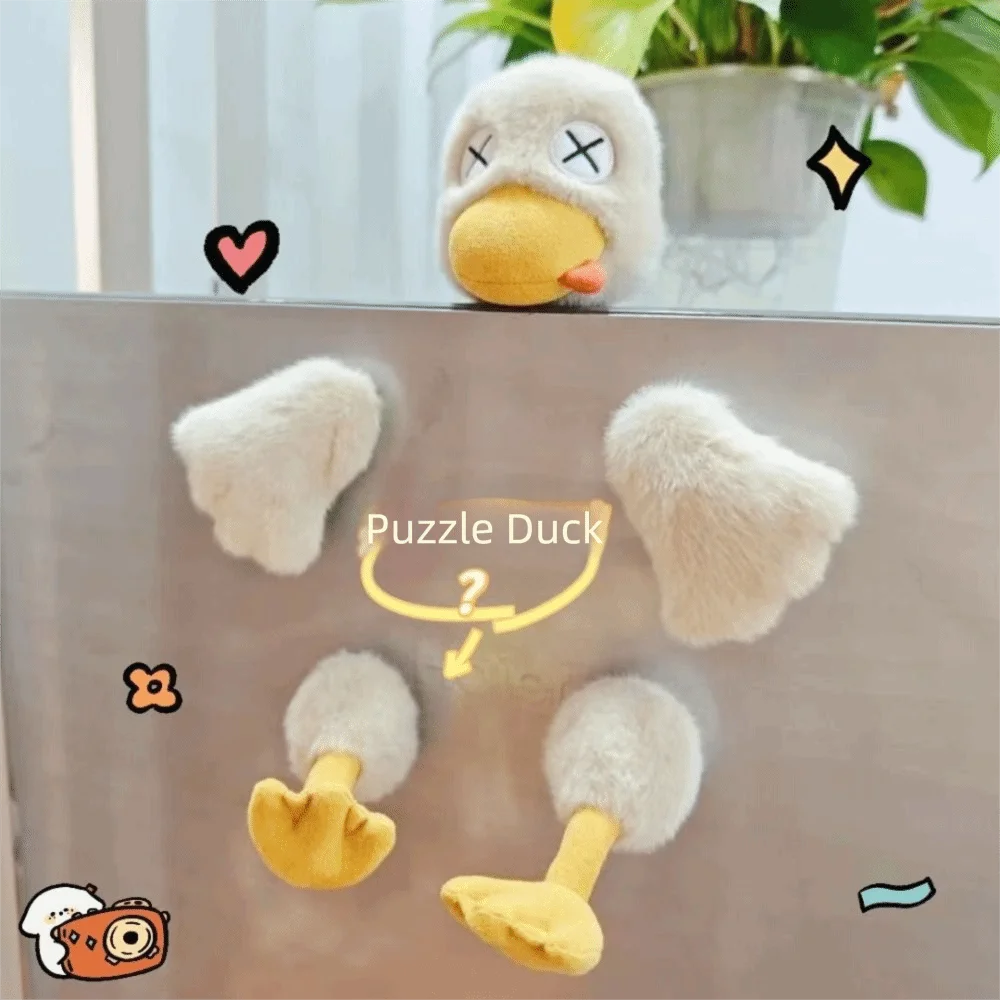 Magnetic Duck Plush Toy – Detachable Cute Desk Buddy – In Use | Toki Toy Box