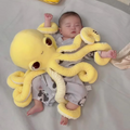 Soothing Octopus Plush Pillow – Baby Comfort Toy | Toki Toy